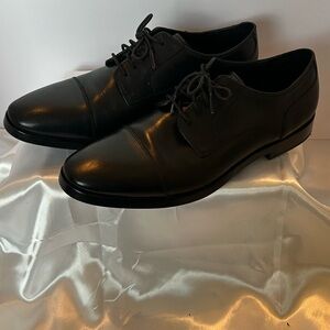Cole Haan Mens Black Dress Shoes Lace Up Jay Grand Cap Oxford C23770 Size‎ 11 M